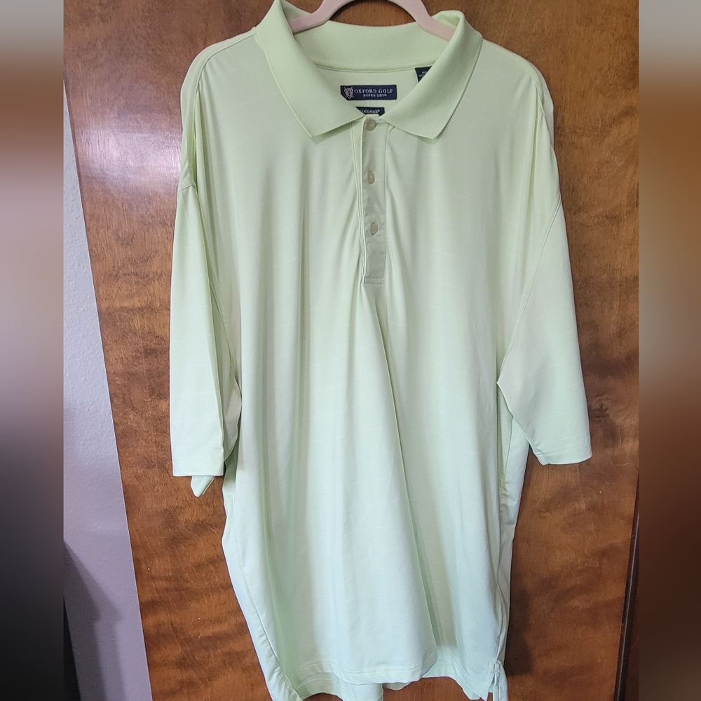 Oxford Green Polo Relaxed Fit Shirt
